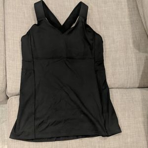 Black Lululemon top size 10 EUC